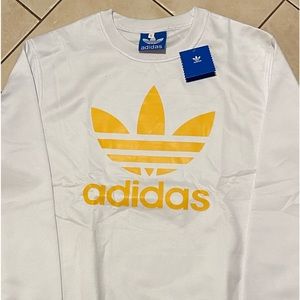 Adidas Big Logo Printed Casual Sweatshirt , Unisex